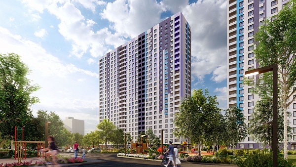 2-к квартира, 45 м², 16/25 эт., 
 ЖК «Волна»