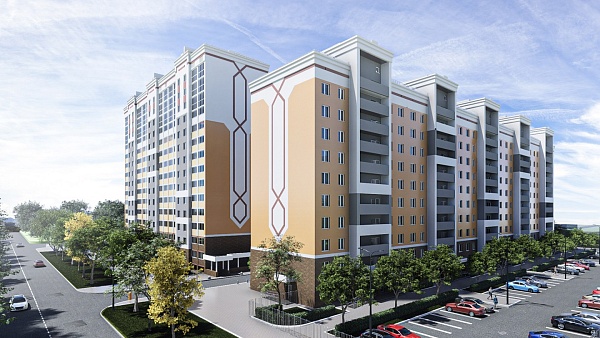 2-к квартира, 60 м², 4/10 эт., ЖК «СЕМЕЙНЫЙ», Уфа, улица Лётчиков, 1