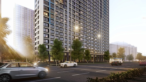 2-к квартира, 45 м², 19/25 эт., 
 ЖК «Волна»