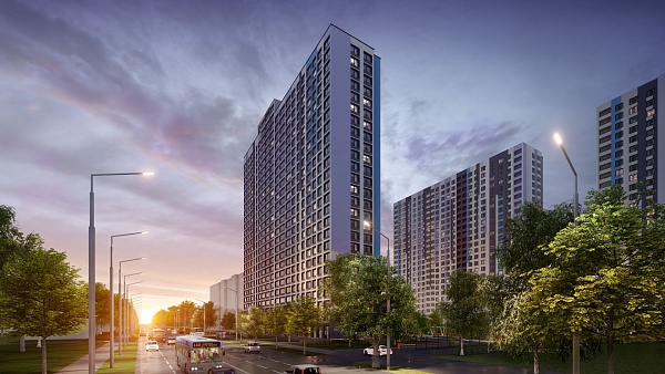 Студия, 27 м², 20/25 эт., 
 ЖК «Волна»