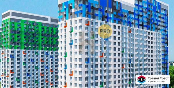 Студия, 26 м², 1/23 эт., ЖК «Республика» Студия, 26 м², 1/23 эт., ЖК «Республика»