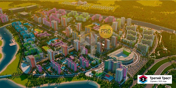 2-к, 48 м², 11/22 эт., 
 ЖК «Яркий»