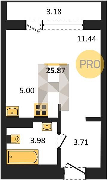 Студия, 25 м², 5/23 эт.,
ЖК «Республика», Уфа, Уфимское шос., Студия, 25 м², 5/23 эт.,
ЖК «Республика», Уфа, Уфимское шос.,